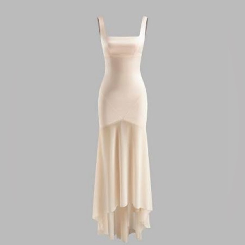 NWTCommense Blush Satin Gown